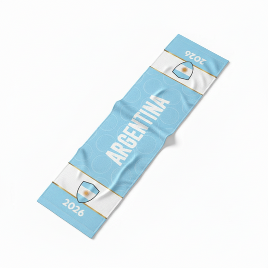 Argentina Football Team Cooling Towel & Sports Scarf