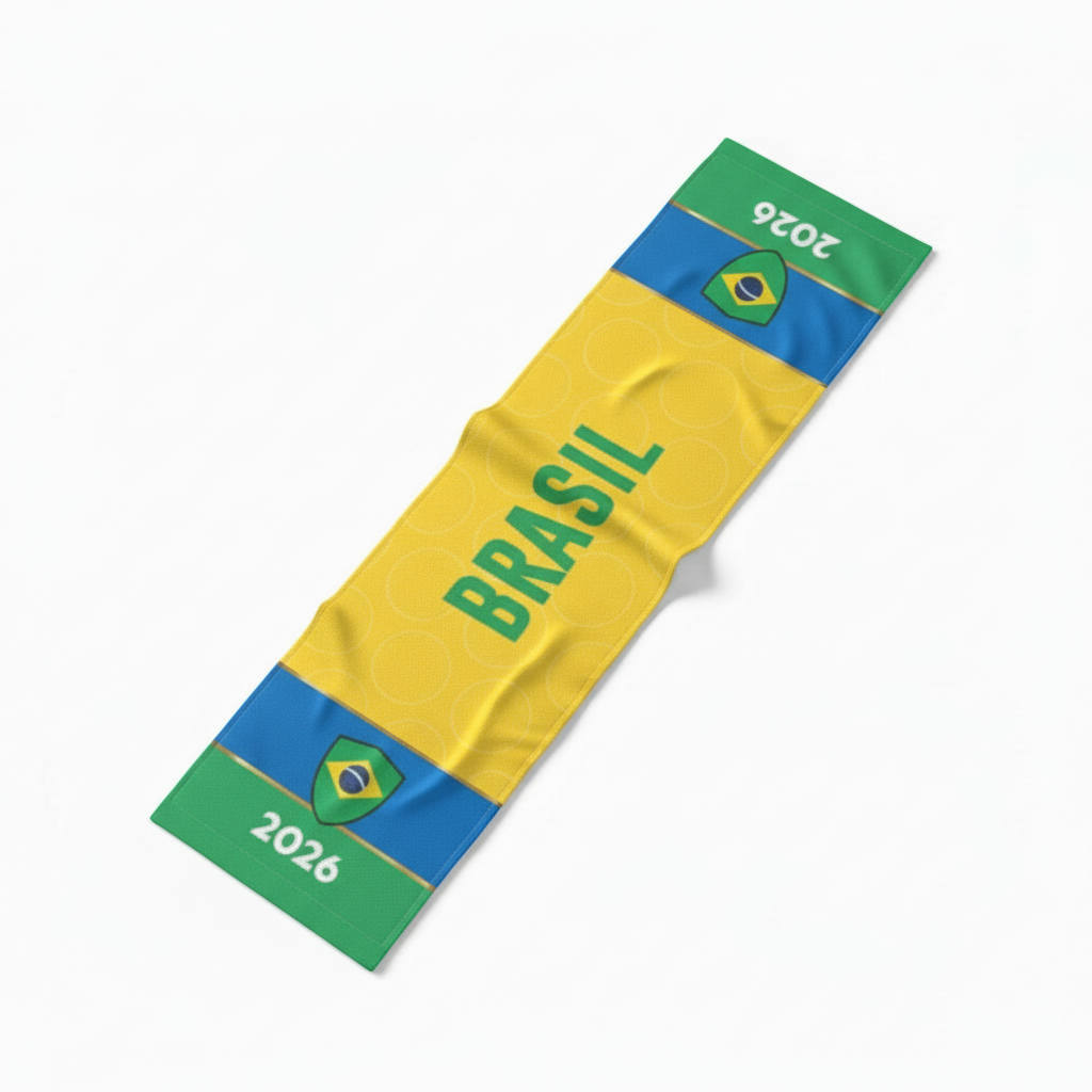 Brasil Football Team Cooling Towel & Sports Scarf
