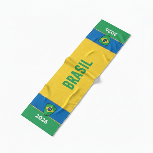 Brasil Football Team Cooling Towel & Sports Scarf