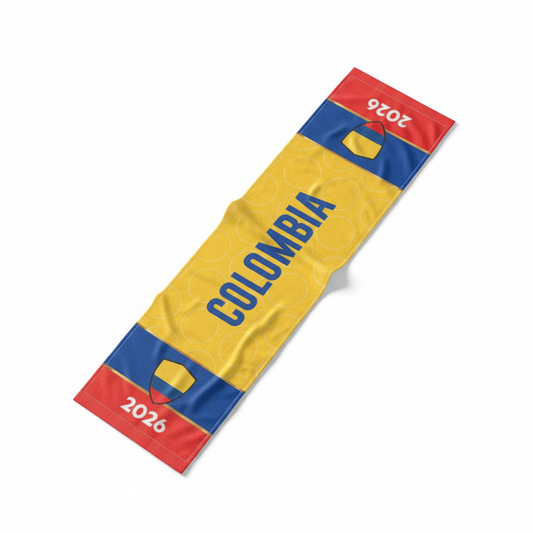 Colombia Football Team Cooling Towel & Sports Scarf