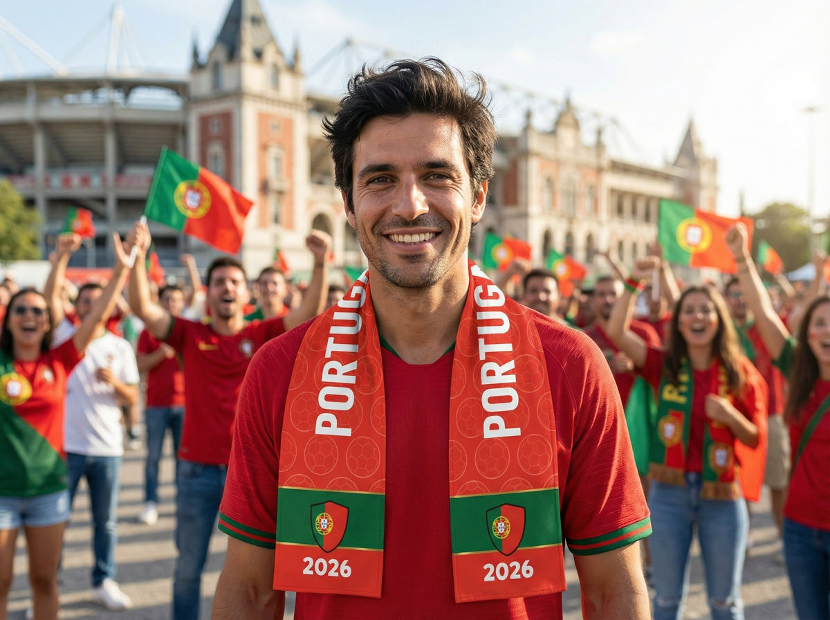 Portugal Football Team Cooling Towel & Sports Scarf