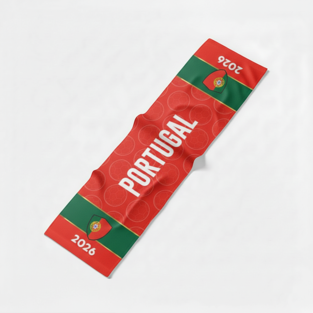 Portugal Football Team Cooling Towel & Sports Scarf